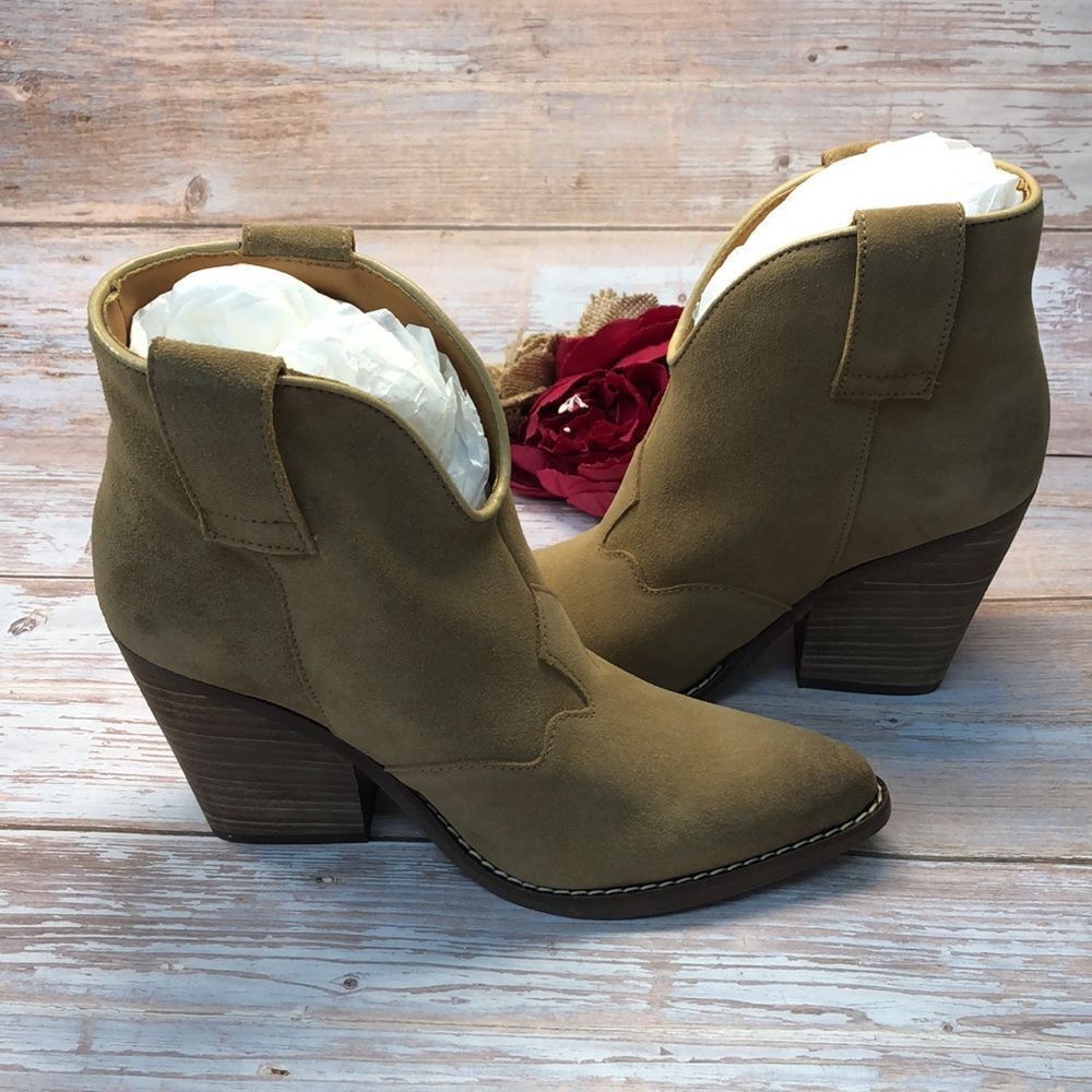 DINGO Tan Flannie Leather Booties - Picture 8 of 10